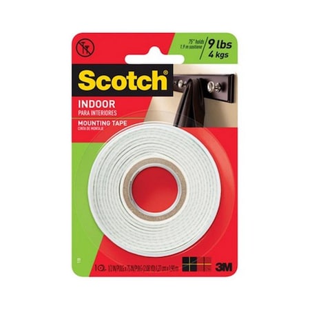 Scotch Scotch 110P 0.5 x 75 in. Mounting Tape , 6PK SC11082